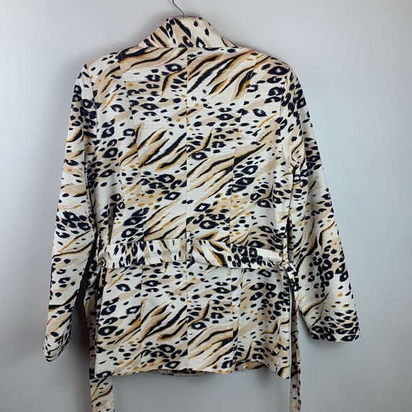 90s Vintage Tweeds Clothing Silk Trench Coat - Picture 8 of 9